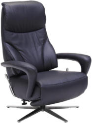Relaxsessel in Leder Schwarz