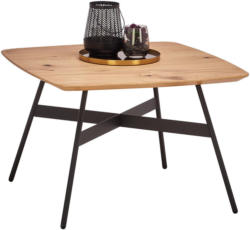 Couchtisch in Holz, Metall 65/65/42 cm