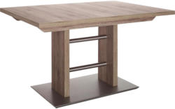 Esstisch in Metall, Holzwerkstoff 130(178)/80/75 cm
