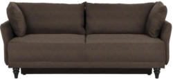 Schlafsofa in Textil Braun