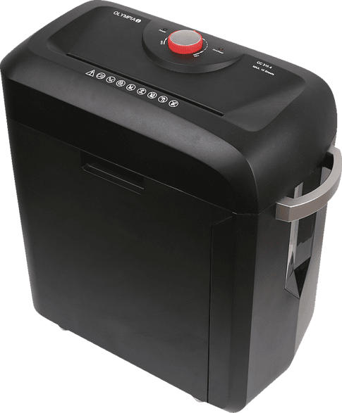 OLYMPIA CC 310.4 Aktenvernichter, Schwarz