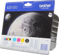 BROTHER LC-1000 Tintenpatrone Value Pack mehrfarbig (LC-1000VALBPDR)