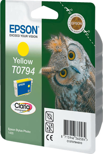 EPSON Original Tintenpatrone Eule Gelb (C13T07944010)