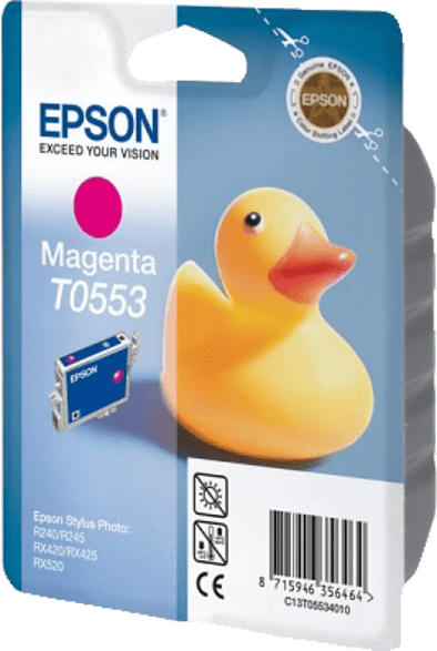 EPSON Original Tintenpatrone Badeente Magenta (C13T05534010)