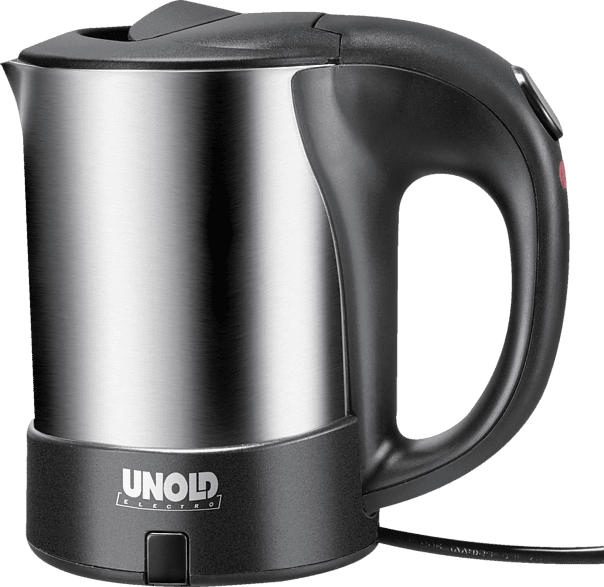 UNOLD 18575 Wasserkocher, Schwarz/Edelstahl