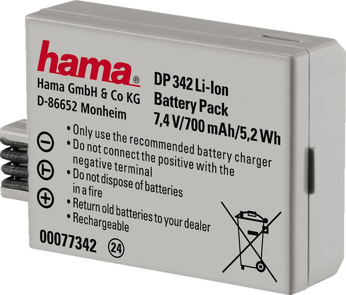"HAMA ""DP 342"" für Canon LP-E5 Akku Canon , Li-Ion, 7.4 Volt, 700 mAh"