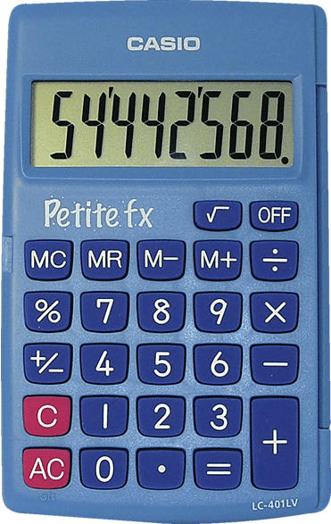 CASIO LC-401LV-BU Taschenrechner