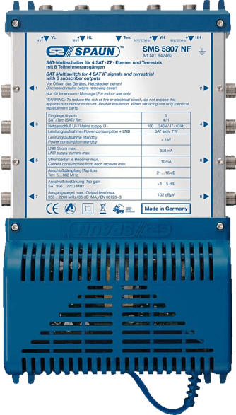 SPAUN SMS 5807 NF SAT-Multischalter