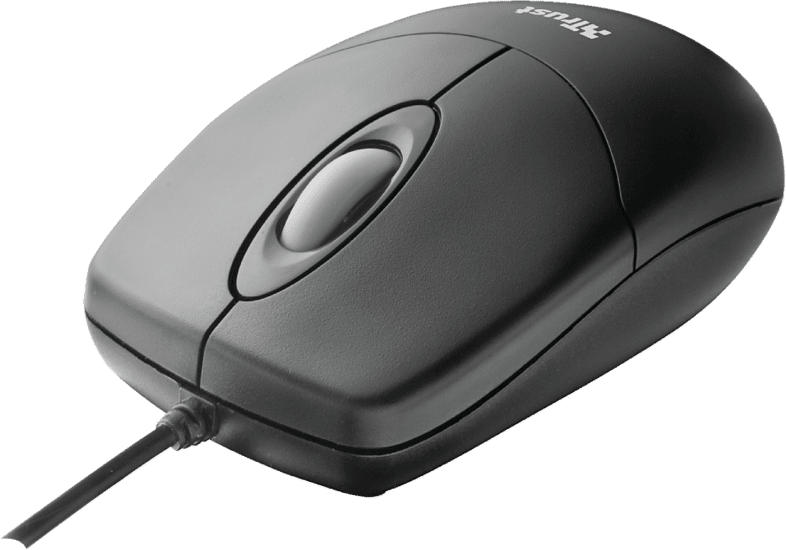 TRUST 16591 Optische Maus Maus, Schwarz