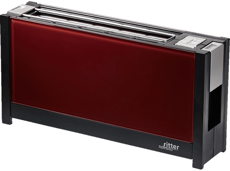 RITTER 630.002 VOLCANO 5 Toaster Rot (950 Watt, Schlitze: 1)