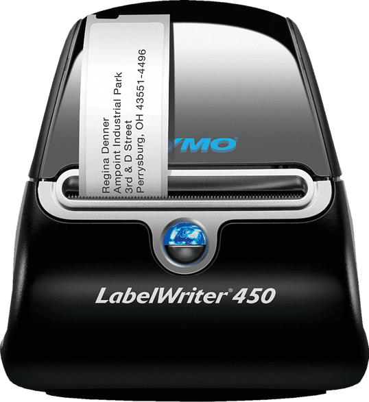 DYMO LabelWriter 450 Etikettendrucker, Schwarz/Silber