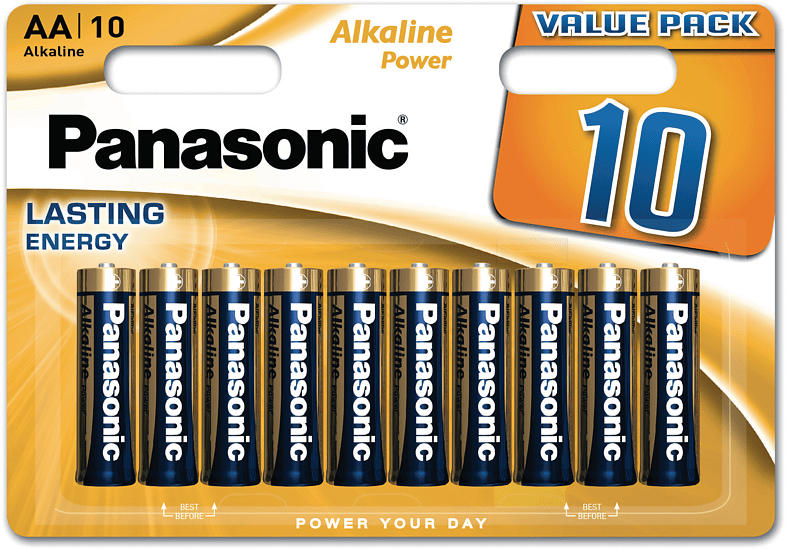 PANASONIC LR6APB/10BW AA Mignon Batterie Alkaline