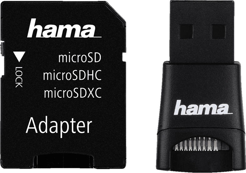 HAMA USB 2.0 Speicherkartenadapter Schwarz