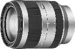 MediaMarkt SONY SEL18200 18 mm-200 mm f/3.5-6.3 OSS, ASPH, Circulare Blende (Objektiv für Sony E-Mount, Silber)