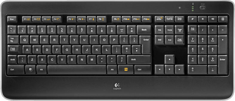 LOGITECH K800, Tastatur