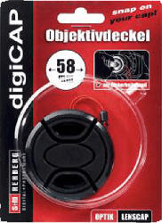 S+M 9860/58 DigiCAP LC E 58 Objektivdeckel, Schutzdeckel, Schwarz