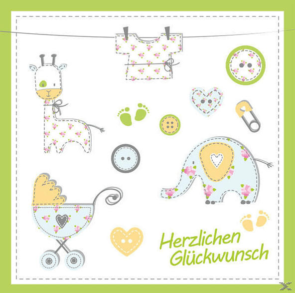 CD-Card Baby-Grußkarte mit CD