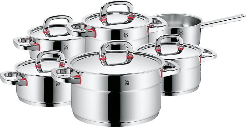 WMF 17.8806.6040 Premium One 6-tlg. Kochgeschirr-Set (Cromargan® Edelstahl rostfrei 18/10)