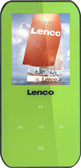 LENCO Xemio 655 Mp4-Player (4 GB, Grün)