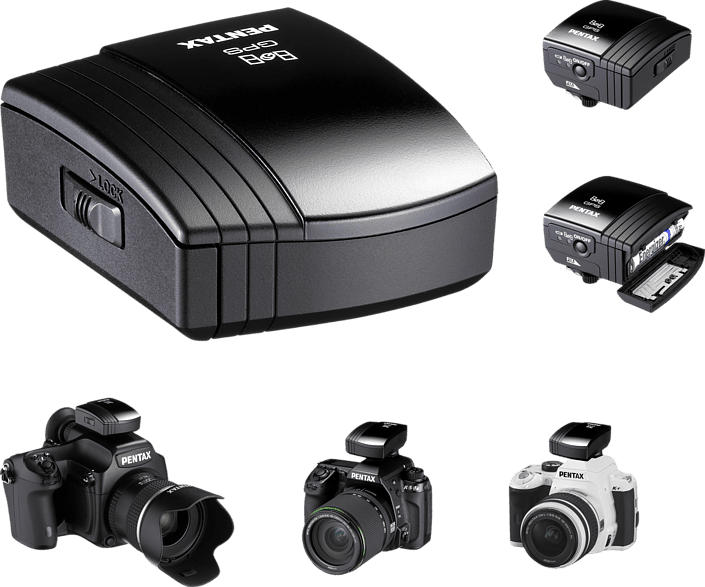PENTAX O-GPS1 , SLR, 5,9 x 4,9 x 3,3 cm, Schwarz
