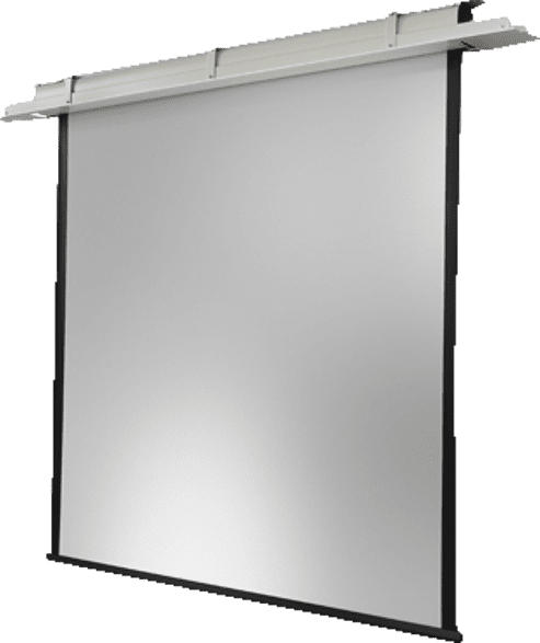 CELEXON 1090204 Deckeneinbau Expert 160 x 160 cm Deckeneinbau Leinwand