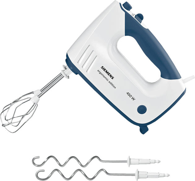SIEMENS MQ96400 Handmixer Weiß/Blau (450 Watt)