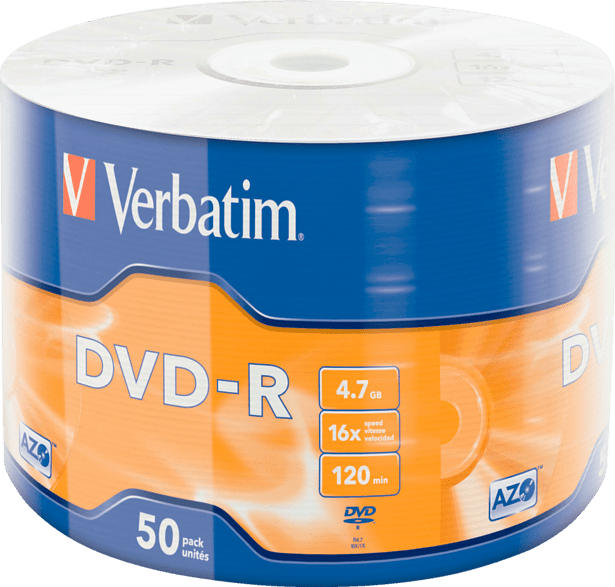 VERBATIM 43788 Matt Silber DVD-R 16X 4.7GB Rohling