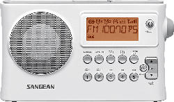 SANGEAN PR-D14 Radio (UKW, MW, FM, Weiß)