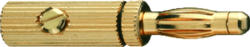 OEHLBACH 3009 Banana B3 Pin Banana-Stecker, Gold