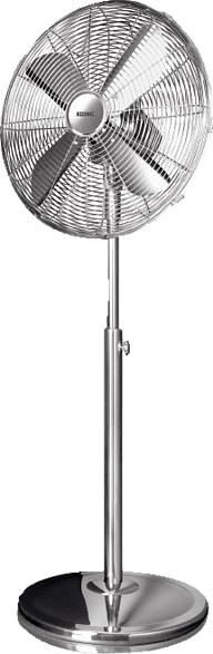 KOENIC KSF 400 M Standventilator Chrom (70 Watt)