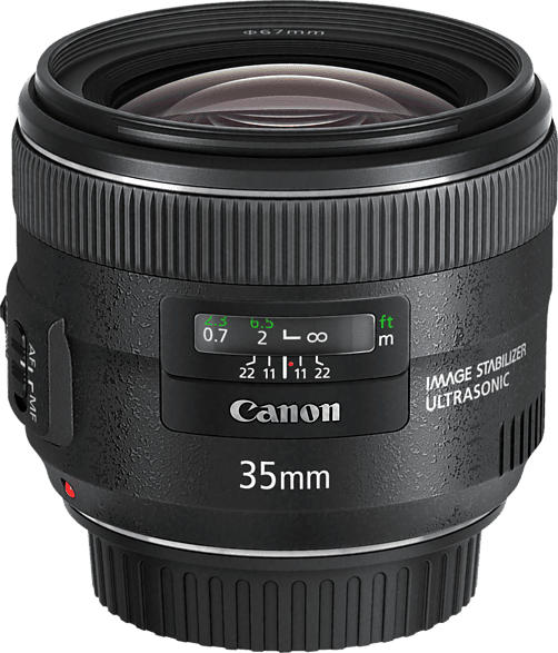 CANON EF 35mm f/2 IS USM 35 mm f/2 IS, USM (Objektiv für Canon EF-Mount, Schwarz)