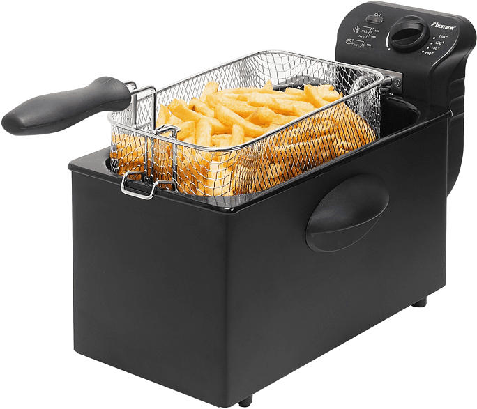 BESTRON AF 357 B Fritteuse 2000 Watt Schwarz