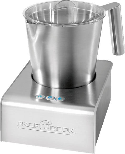 PROFI COOK PC-MS 1032 Milchaufschäumer, Inox, 600 Watt, 450 ml