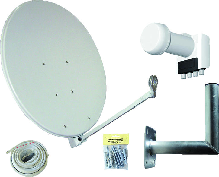 ALLVISION SAH-S 4000/80 Quad Satellitenanlage