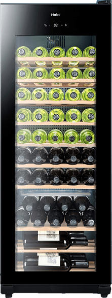 HAIER WS50GA Weinklimaschrank (146 kWh/Jahr, EEK A, Schwarz)