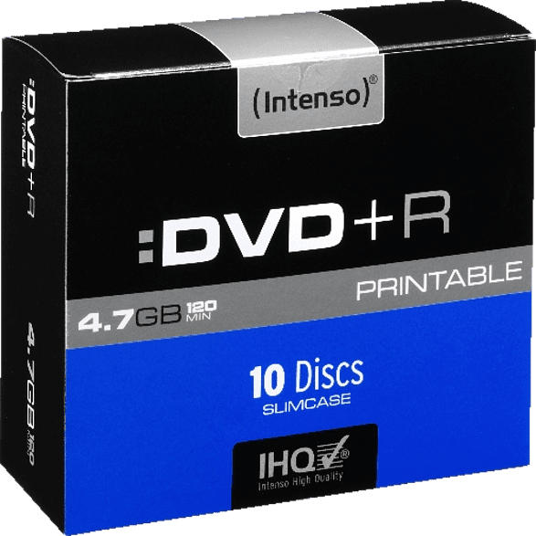 INTENSO 4811652 DVD+R 10 Stück DVD+R Rohlinge