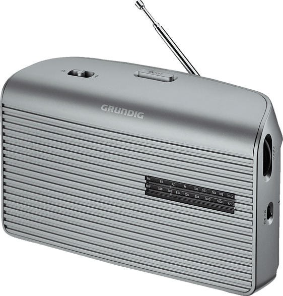 GRUNDIG Music 60 Radio (UKW, MW, Silber)