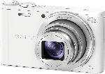 MediaMarkt SONY Cyber-shot DSC-WX350 NFC Digitalkamera Weiß, 18.2 Megapixel, 20x opt. Zoom, TFT-LCD, Xtra Fine, WLAN