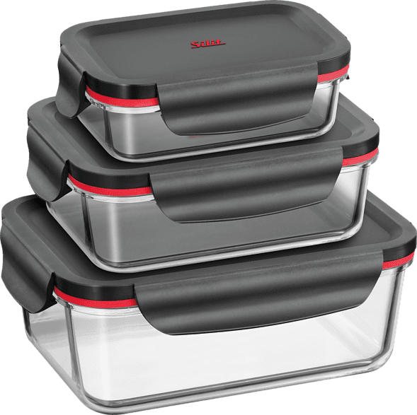SILIT 21.4129.5778 Storio 3-tlg. Frischhaltedosen-Set