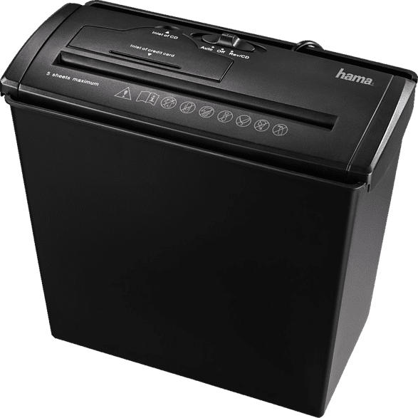 HAMA Home S7CD Aktenvernichter, Schwarz
