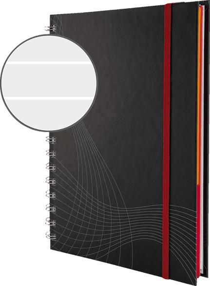 AVERY ZWECKFORM notizio Hardcover Notizbuch 185 x 215 mm 185 x 215 mm A5 90 Blatt
