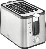 MediaMarkt KRUPS KH442 Premium Toaster Control Line Toaster Edelstahl/Schwarz (720 Watt, Schlitze: 2)
