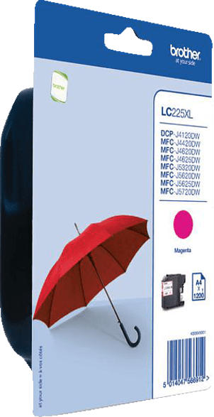 BROTHER Original Tintenpatrone Magenta (LC-225XLM)
