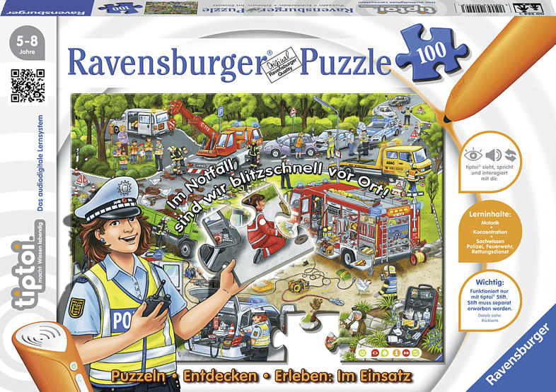 RAVENSBURGER tiptoi® Puzzeln, Entdecken, Erleben - Im Einsatz tiptoi® Puzzle, Mehrfarbig