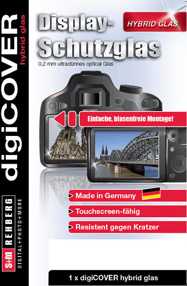 S+M digiCOVER Hybrid Glas Panasonic DMC-FZ 1000 Displayschutzglas, DMC-FZ 1000, Transparent