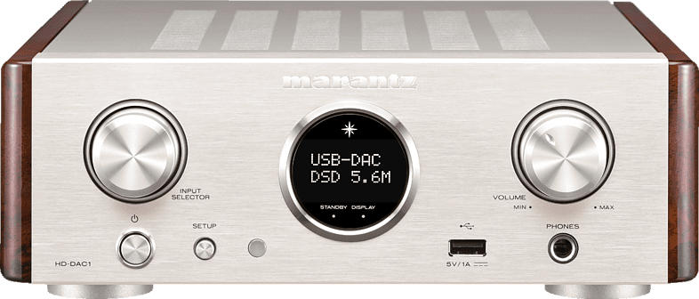 MARANTZ HD-DAC1 Verstärker (2 Kanäle, Silber/Gold)