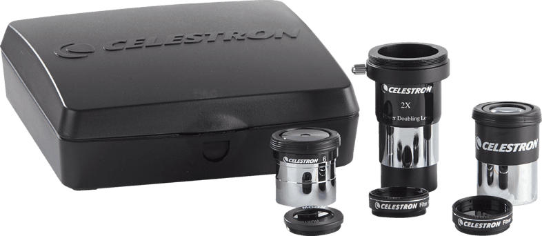 CELESTRON 822028 AstroMaster Zubehörset 1.25, Astronomie, Schwarz