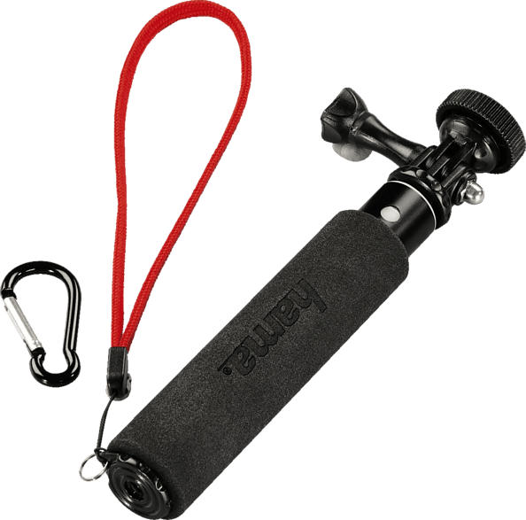 HAMA Selfie 50 Einbein Selfie Stick, Schwarz, Höhe offen bis 470 mm