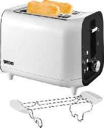 UNOLD 38410 Shine Toaster Weiß (800 Watt, Schlitze: 2)