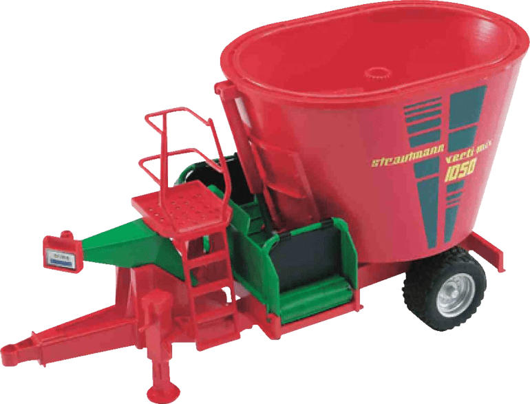 BRUDER Strautmann Verti-Mix 1050 Futtermischwagen Traktor-Zubehör, Mehrfarbig
